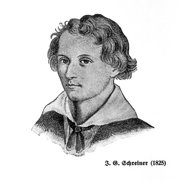 Eduard Mörike, Jugendbildnis von J.G.Schreiner 1825