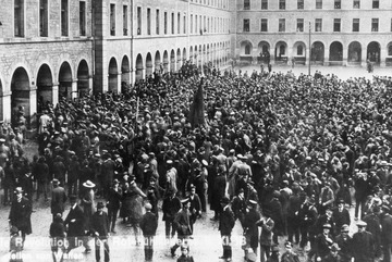Revolution in Stuttgart 1918 (Quelle: LMZ) 