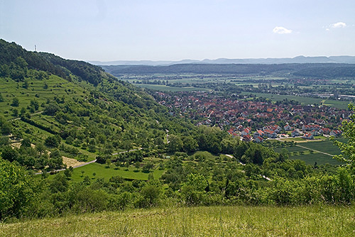 Der Spitzberg bei Tübingen-Hirschau - Quelle LMZ BW