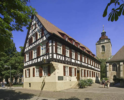 Ehemalige Lateinschule und Geburtshaus von Max Eyth in Kirchheim unter Teck. Copyright: LMZ BW