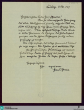 Brief von Hans Thoma an Karl Anton vom 09.10.1917 - K 3262, 14