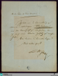 Brief von Joseph Victor von Scheffel an die Metzlersche Verlagsbuchhandlung vom März 1863 - K 3277