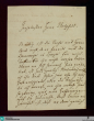 Brief von Gustav Heinrich Gans zu Putlitz an ... Hatzfeld vom 01.03.1874 - K 3350