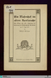 Musenhof im alten Karlsruhe : eine Skizze zum 200. Jahrestag der Gründung der Residenzstadt Karlsruhe am 17. Juni 1915 / von Albert Herzog