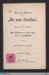 Text der Gesänge zu "Der arme Jonathan" / Operette in 3 Acten von Hugo Wittmann; Julius Bauer. Musik von C. Millöcker