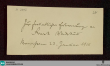 Brief von Frank Wedekind an Unbekannt von 1916 - K 2803, 3