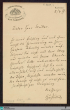 Brief von Gustav Heinrich Gans zu Putlitz an Herrn Müller vom 08.04.1877 - K 3221, 1