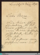Brief von "Onkel Senfft" an Elisabeth Reiß vom 24.03.1890 - K 3228, 2