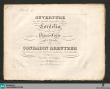 Ouverture aus der lyrisch-tragischen Oper Cordelia : op. 51 / componirt und für das Piano-Forte eingerichtet auf 4 Hände von Conradin Kreutzer