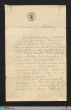 Brief von Joseph Victor von Scheffel an Unbekannt vom 22.11.1874 - K 3477