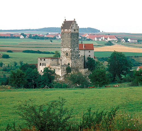 Burg Katzenstein bei Dischingen-Frickingen am Rand der Ries-Alb - Quelle LMZ BW