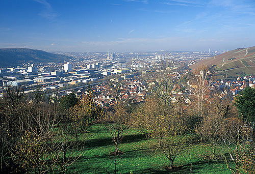 Das Neckartal bei Untertürkheim - Quelle LMZ BW