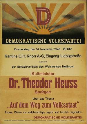 Plakate der Bibliothek für Zeitgeschichte