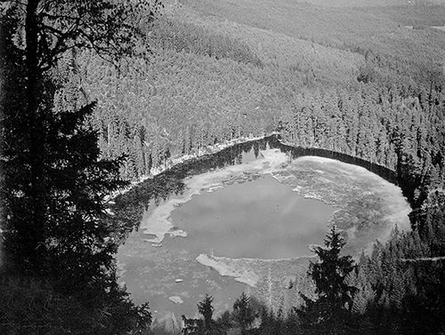 Der Huzenbacher See, 1909 - Quelle LMZ BW