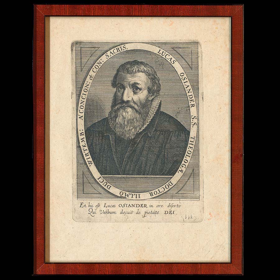 Lucas Osiander d. A. (1534–1604). Vorlage: Landesarchiv BW, HStAS Q 3/36b Bu 2348. Zum Vergrößern bitte klicken.