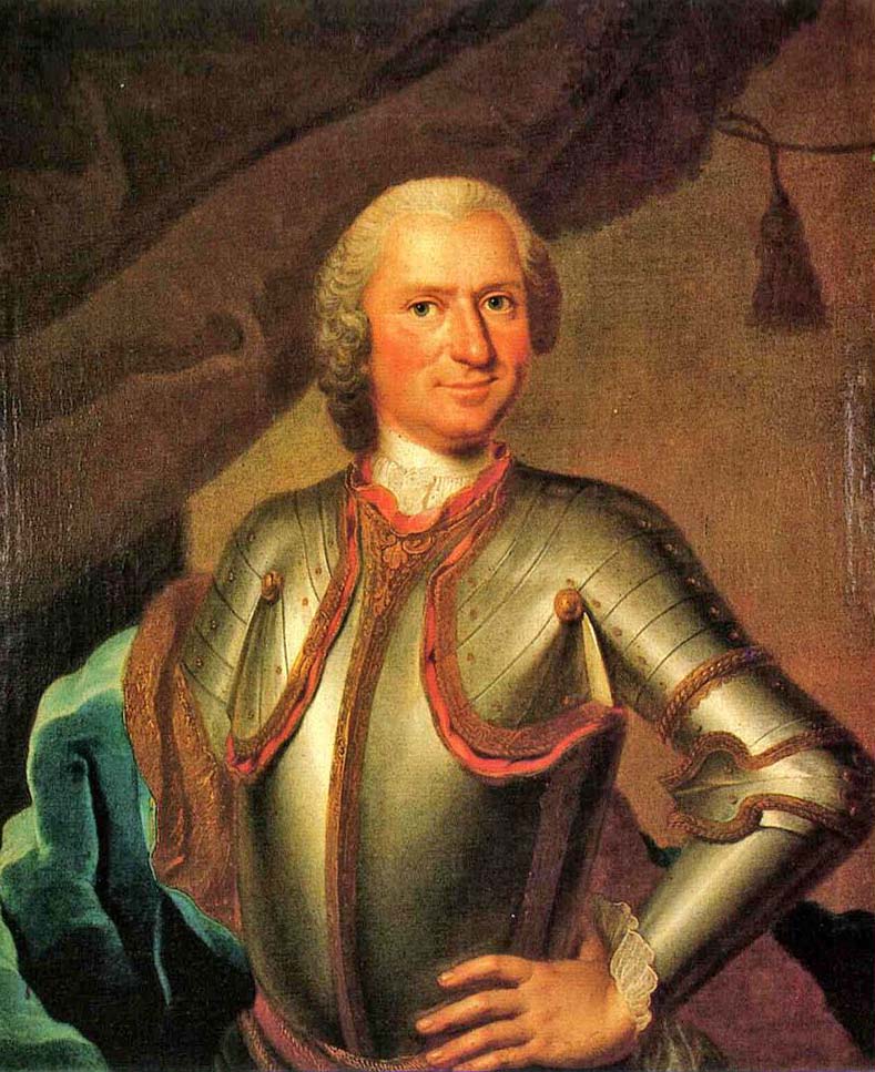 Generalfeldzeugmeister Friedrich Daniel Freiherr von Saint Andre (1700–1775). Quelle: Wikimedia commons, aufger. 05.10.2021. Zum Vergrößern bitte klicken.