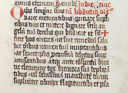 Rituale aus Konstanz, um 1500 - Quelle UB Heidelberg Cod. Sal. IX,17b, fol. 7r, Zeile 13-15 