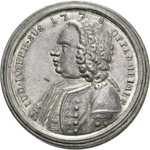  Spottmedaille auf Joseph Süß Oppenheimer 1738 [Quelle: Landesmuseum Württemberg]