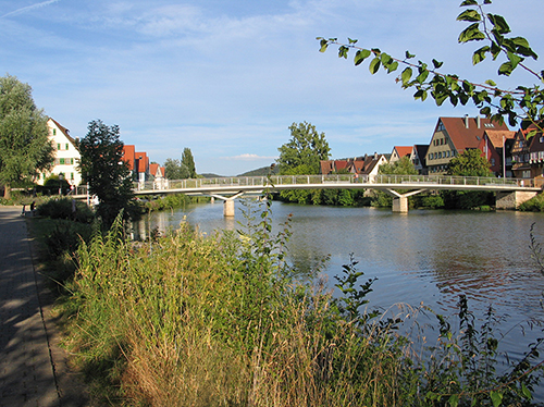  Die Neckarbrücken in Rottenburg - Bild LABW Beate Stegmann 