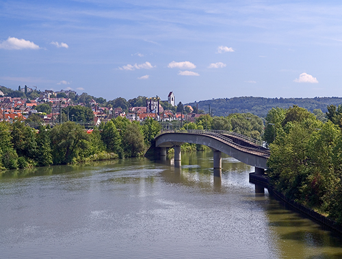 Der Neckar bei Plochingen – Quelle: LMZ BW