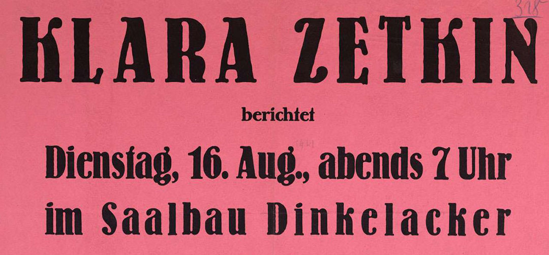 Ankündigung der Vereinigten Kommunistischen Partei Deutschlands, Stuttgart, zum 16. August 1921, (Quelle: Landesarchiv BW, HStAS J 151 Nr 2447)