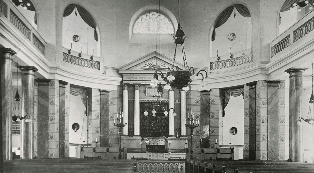 Die im November 1938 zerstörte Synagoge in Buchau am Federsee, Entschädigungsakte der Israelitischen Kultusvereinigung Württemberg-Hohenzollern beim Landesamt für die Wiedergutmachung Tübingen (ET 4764), (Quelle: Landesarchiv BW, StAS Wü 33 T 1 Nr. 3593)