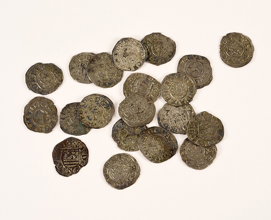 Kippermünzen als Beweismittel in einem Prozess des Reichskammergerichts, 1627, Vorlage: Landesarchiv BW, HStAS J 290 Nr. 71