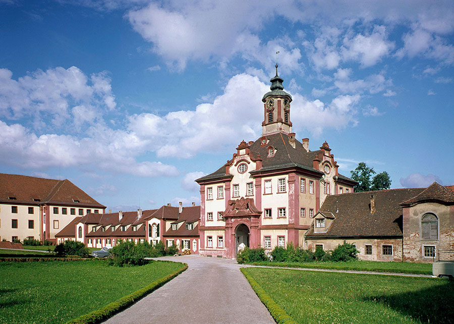 Das ehemalige Deutschordensschloss in Altshausen, heute Sitz des Hauses Württemberg. Quelle LMZ BW