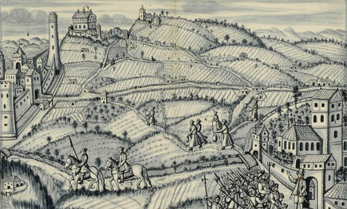 Chronik des Bauernkriegs von Jacob Murer, Abt des Klosters Weißenau, Kopie des Originals von 1525 (HStAS B 523 Bd. 58 Bl. 4)