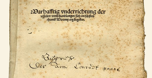 Bericht über den Aufstand des Armen Konrad in Württemberg, 1514 (HStAS A 45 Bü 9)