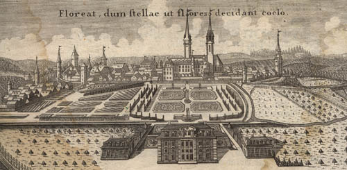 Stadt und Schloss Öhringen, 1749 (HZAN GA 115 IV/1)