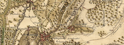 Gemarkungskarte der bischöflich-baslerischen Dörfer um Schliengen, 1763 (GLAK H Schliengen 4)