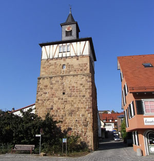 Der Wachturm in Weinsberg (FaBi Kreisbeschreibung HN)