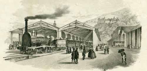 1840 wurde in Heidelberg der von Friedrich Eisenlohr entworfene Kopfbahnhof in Betrieb genommen (GLAK G Technische Pläne II EB 1 Nr. 2)