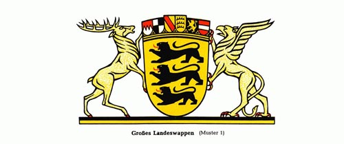Entwurf eines Gesetzes über das Wappen des Landes Baden-Württemberg, beschlossen am 28. April 1954 (HStAS EA 99/002 Nr. 60)