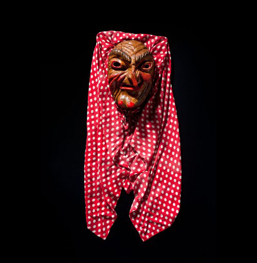 Maske der Falken-Hexe aus Schramberg von Ergun Can, Quelle: Landesmuseum Württemberg VK 2018/032