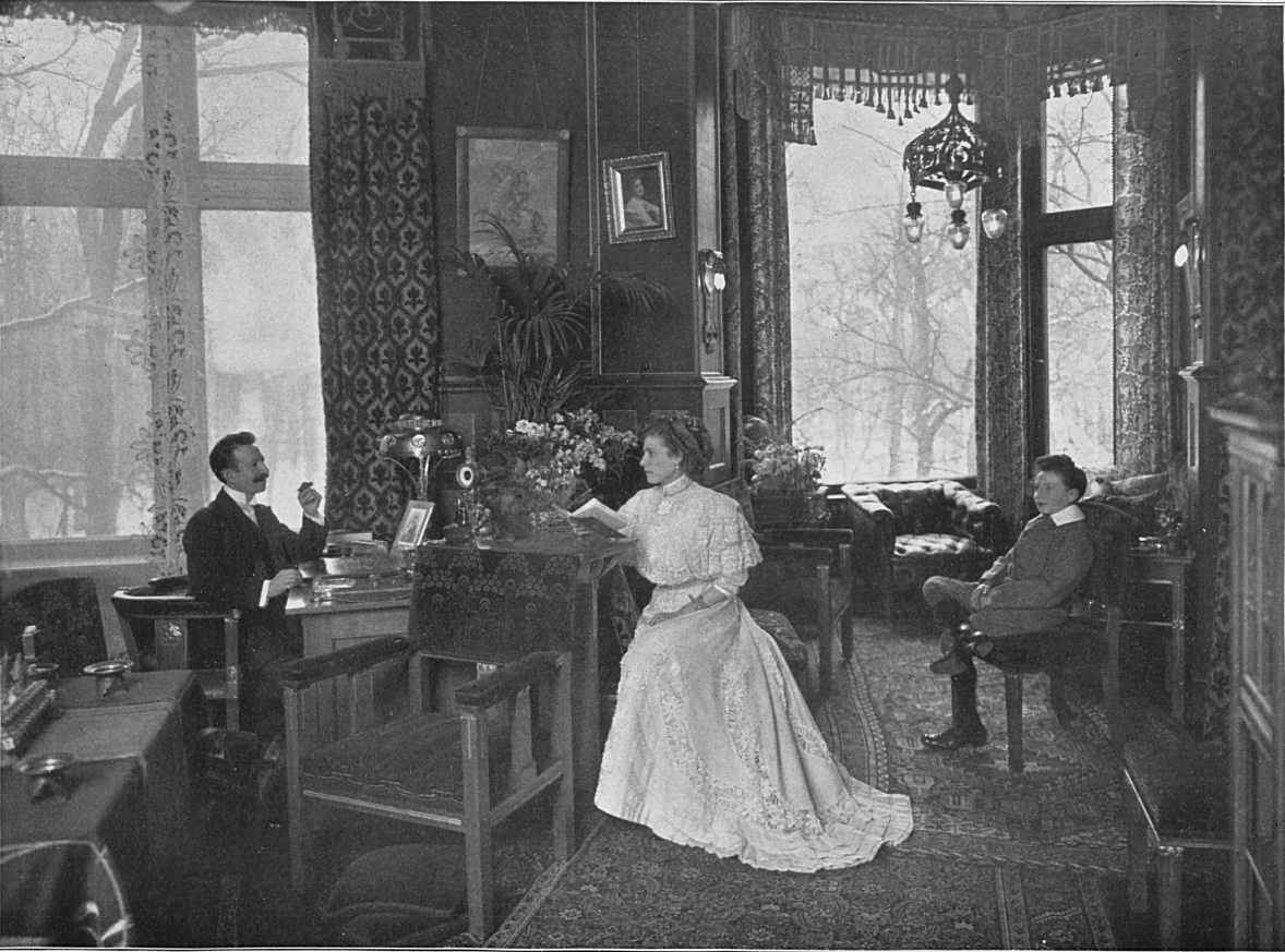 Adolf Jandorf mit seiner Familie in der Zeitschrift "Berliner Leben", Heft 04, 1908. Quelle Wikipedia gemeinfrei 