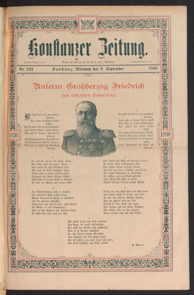 Konstanzer Zeitung 1896 