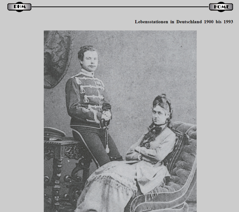 Elisabeth von Plotho und Armand von Ardenne, 1873. Quelle Deutsches Historisches Museum.