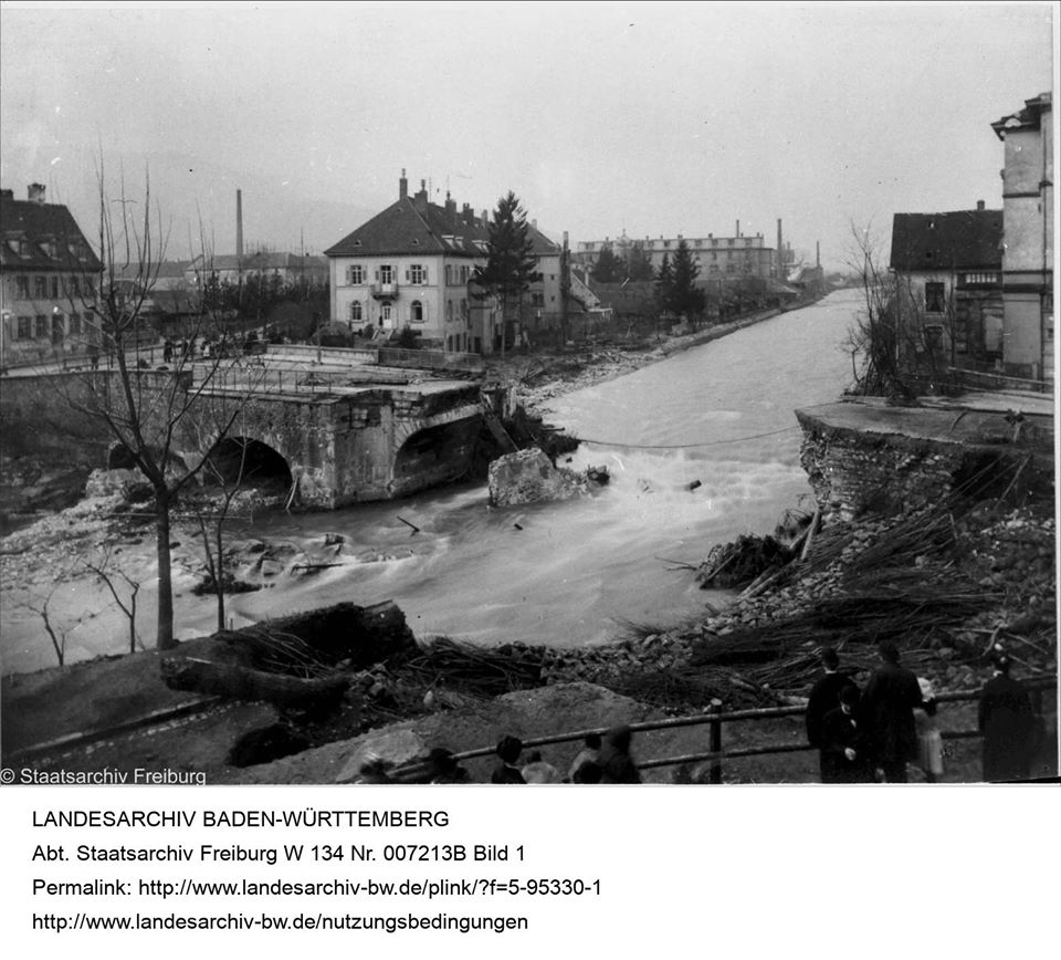 Das Frühjahrshochwasser im Jahr 1896