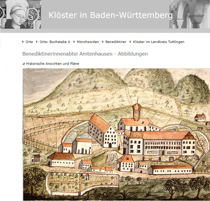 Die Kloster-Datenbank Baden Württemberg