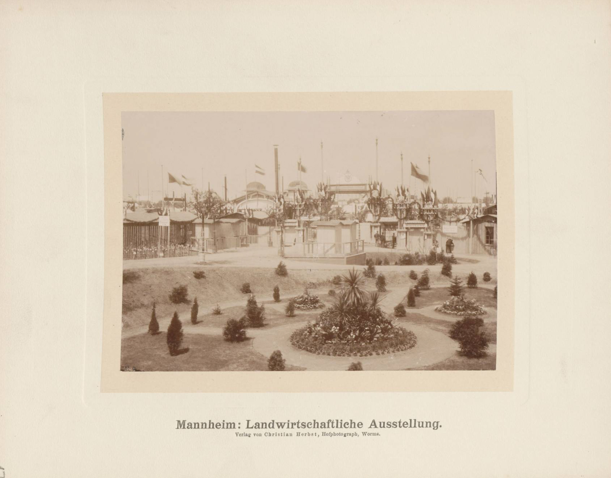 Landwirtschaftliche Ausstellung in Mannheim 1902, [Quelle: Landesarchiv BW, GLAK 69 Baden, Sammlung 1995 F I Nr. 58, 17]