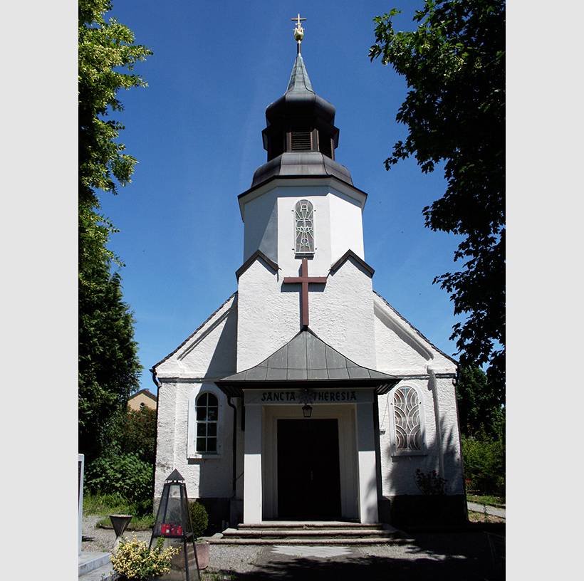Die von Kriegsgefangenen erbaute Theresienkapelle in Singen ist heute Gedenkstätte, Quelle Landeszentrale für politische Bildung BW