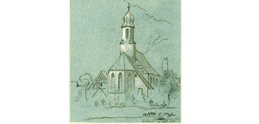 Ansicht der Gutacher Dorfkirche