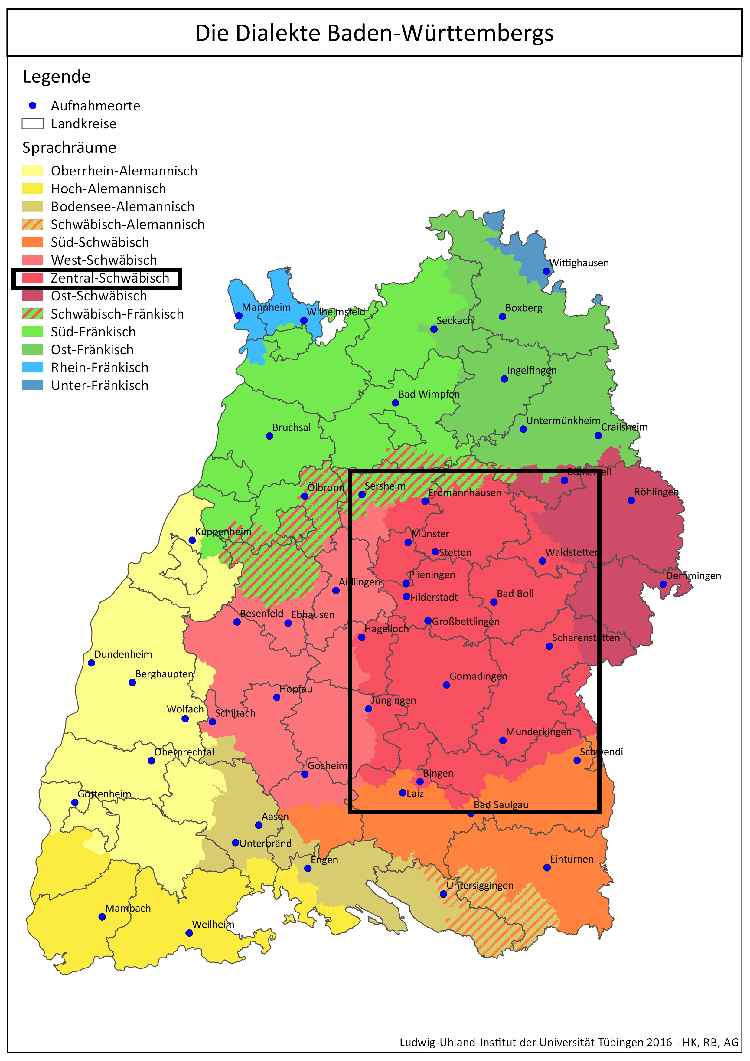 Die Dialekte Baden-Württembergs 