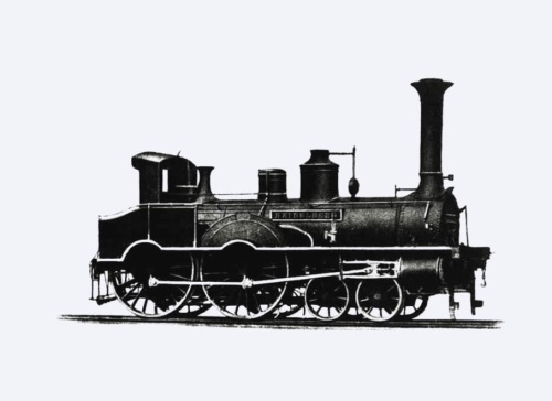 Bild: Lokomotive Heidelberg aus der Maschinenfabrik Esslingen