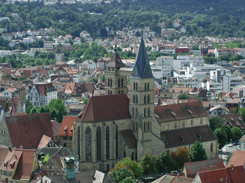 Die Altstadt von Esslingen mit der Stadtkirche St. Dionys. Copyright: LABW