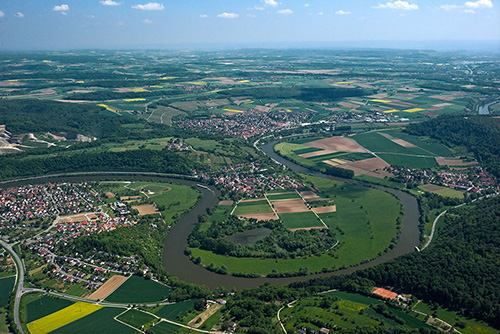 Neckarschleife bei Gundelsheim-Böttingen - Quelle LMZ BW