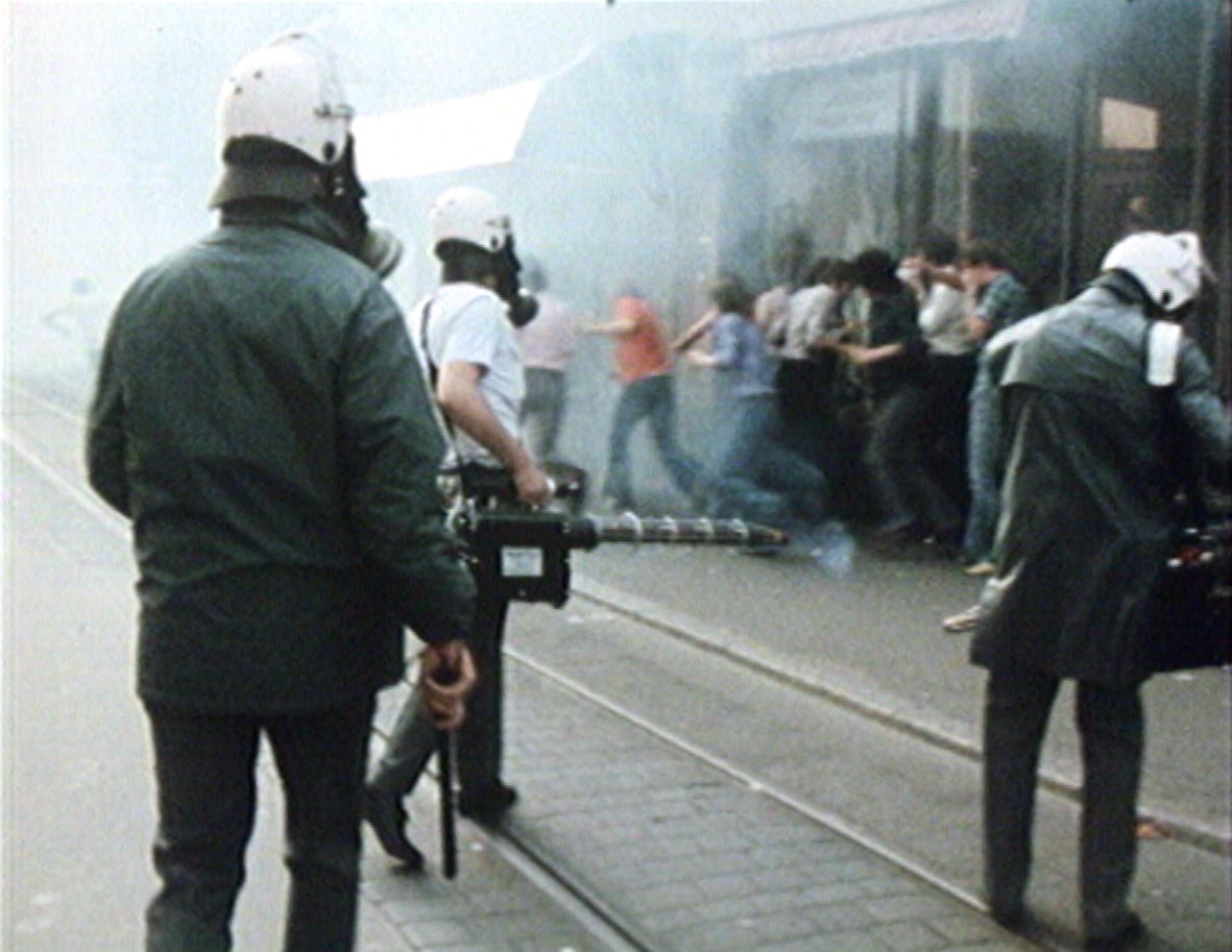 Studenten-Protest in Heidelberg 1975