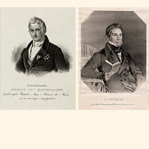 Karl Friedrich Nebenius und Friedrich Landolin Karl von Blittersdorf